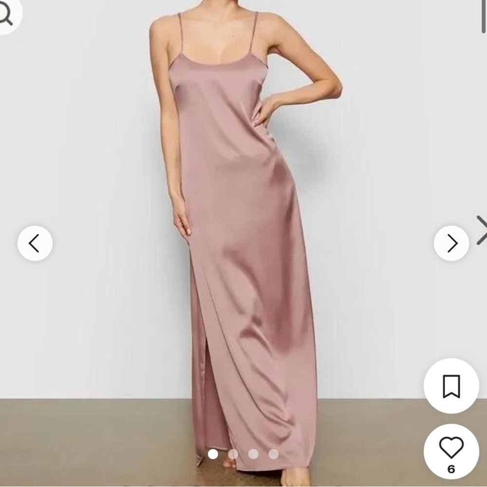 Skims Silk Maxi Slip Dress